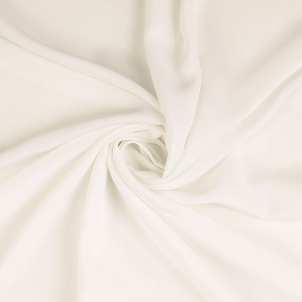 Popeline de Viscose tissu Blanc optique 