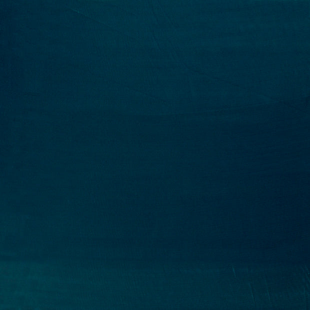 Satin Extensible tissu Bleu Canard brillant 