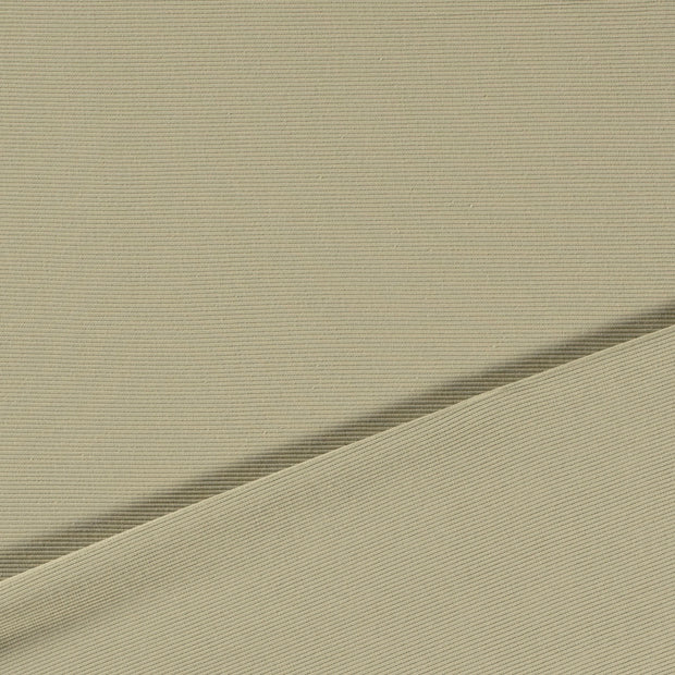 Rib Jersey tissu Vert Olive 