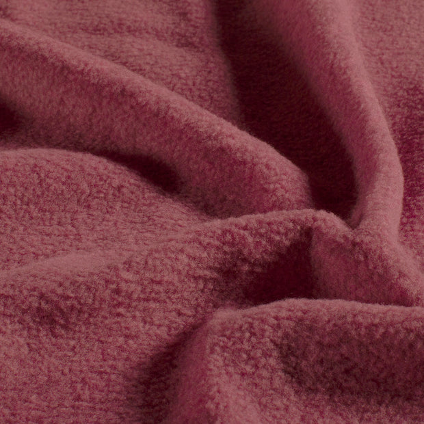 Fleece fabric Melange Old Pink