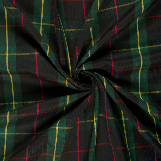 Gabardine tissu Vert foncé 
