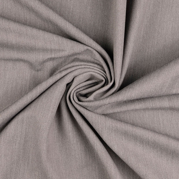 Gabardine tissu gris 