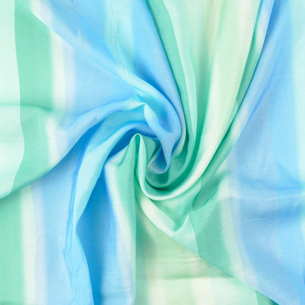 Popeline de Viscose tissu turquoise 