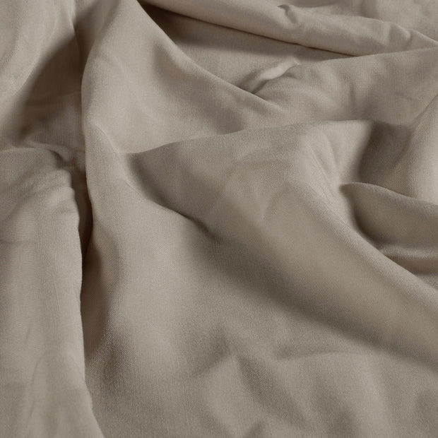 Viscose Poplin fabric Unicolour Beige