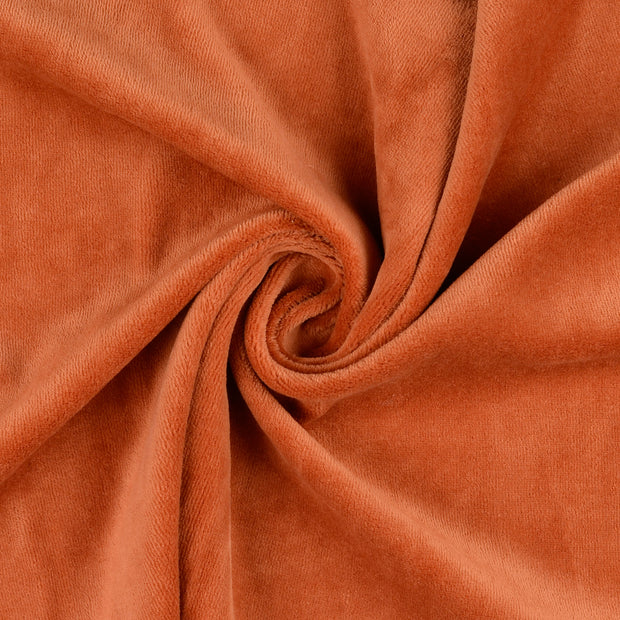 Nicky velours tissu Orange 