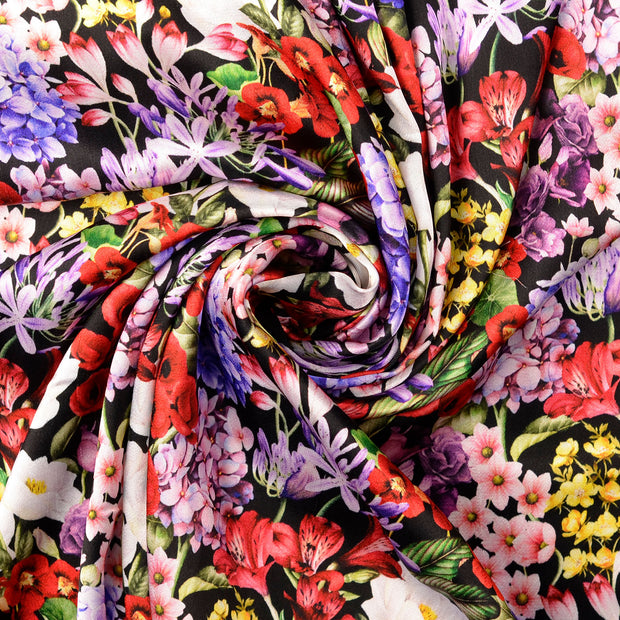 Viscose Satin fabrik Mehrfarbig 