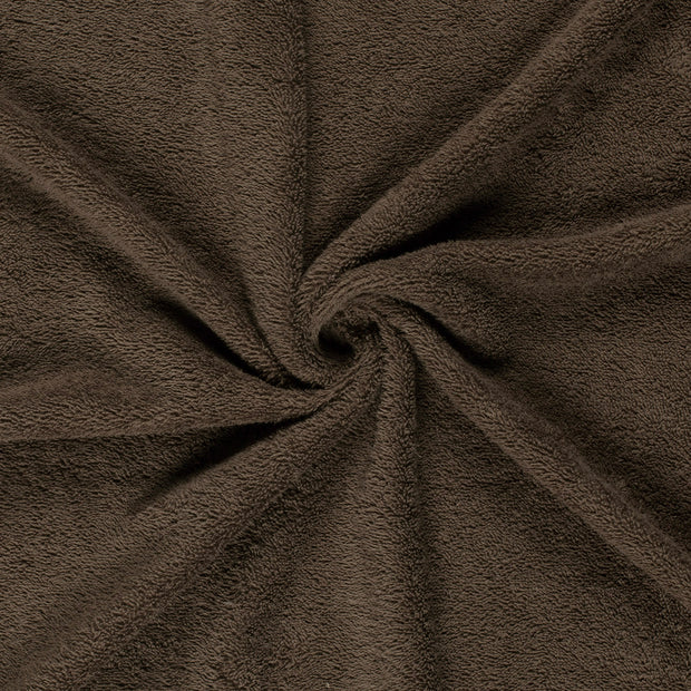 Terry Towelling fabric Brown 