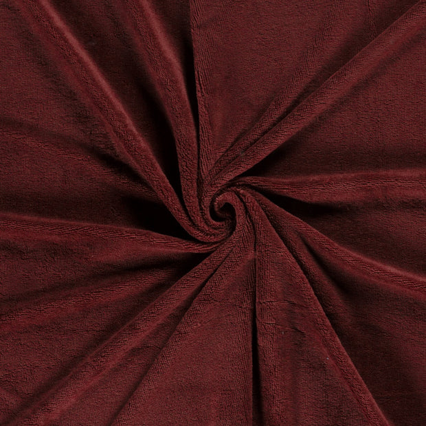 Bamboo Fleece fabric Bordeaux 