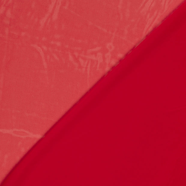 chiffon tissu Rouge 