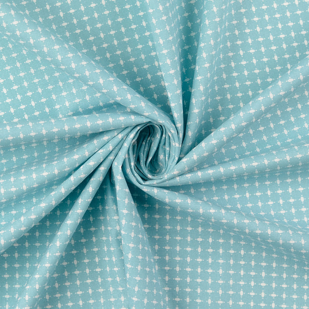 cretonne tissu menthe 