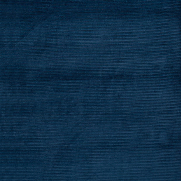Nicky Velours Rib fabrik Uni Stahlblau