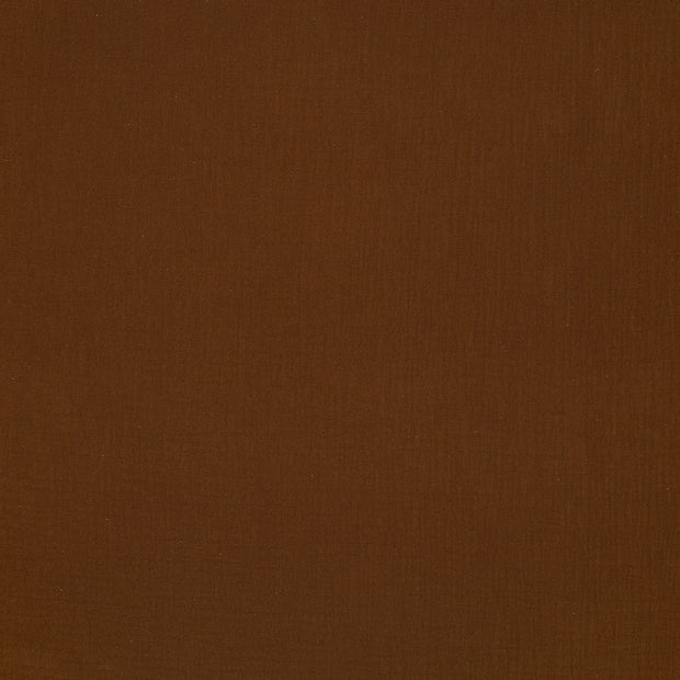 Muslin extra wide fabric Brown matte 