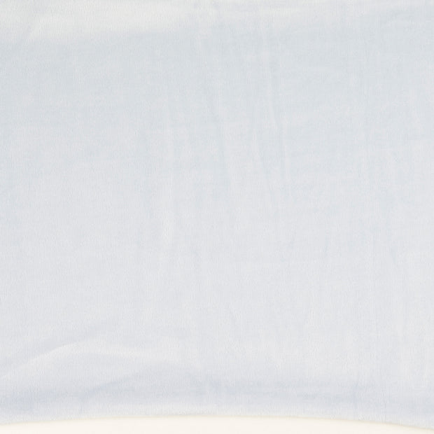 Nicky velours fabrik Uni Babyblau