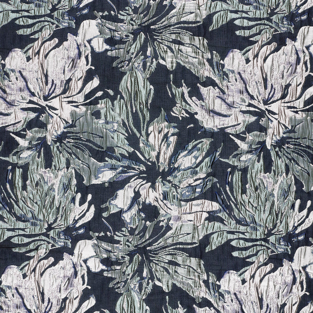 Jacquard fabrik Schwarz texturiert 