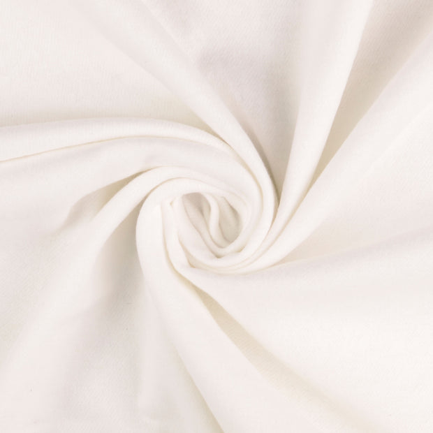 molton tissu blanc 