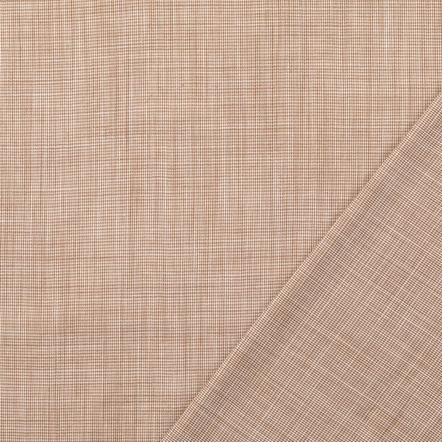 Popeline de Coton tissu Beige 