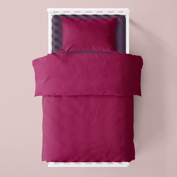 Cretonne fabric Unicolour Magenta