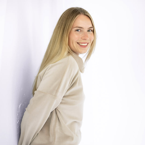 Supersoft Velvet fabric Unicolour Beige