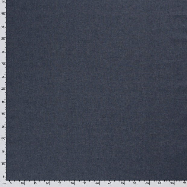 Denim fabric Unicolour Indigo