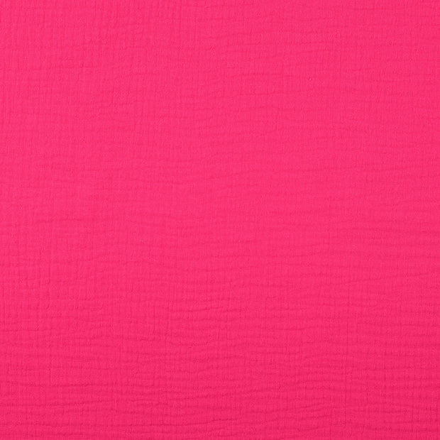 Musselin fabrik Uni Fuchsia