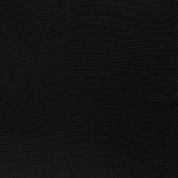 Knitted Waffle fabric Black matte 