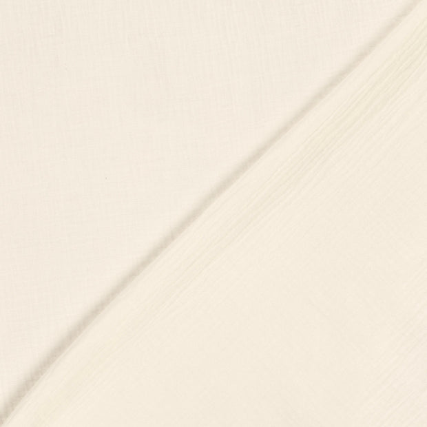 Muslin GOTS organic fabric Unicolour 