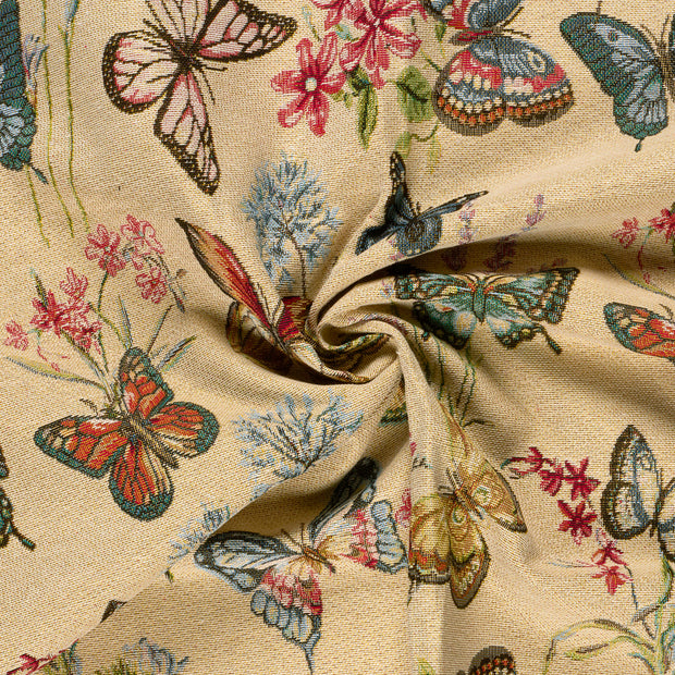 Gobelin tissu Beige jacquard 