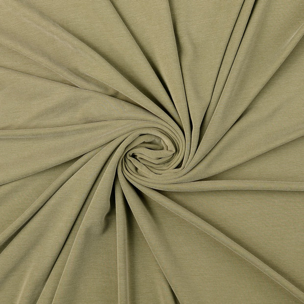 Jersey fabric Olive Green 
