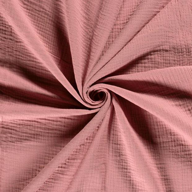 Muslin Triple Layer fabric Pink 