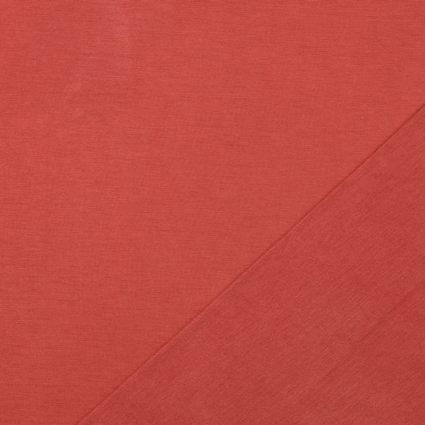 Jersey fabric Red stone washed 