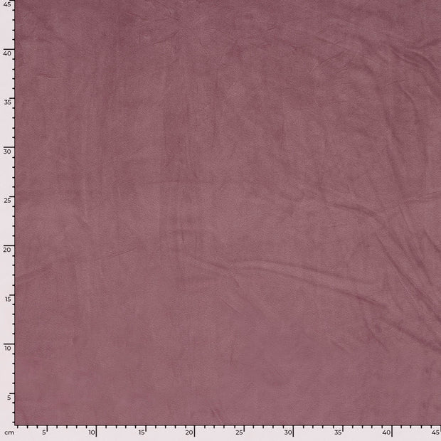 Supersoft Velvet fabric Unicolour Old Pink