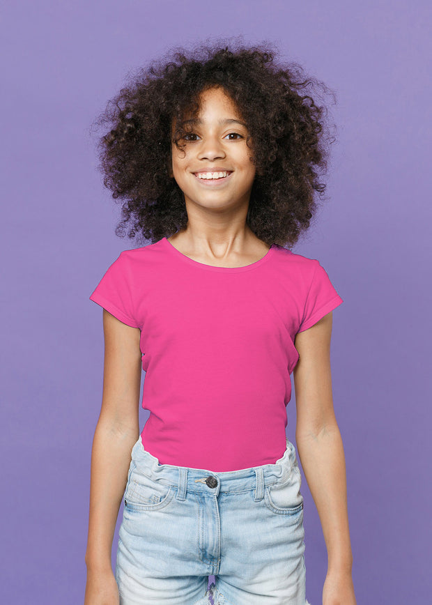 Jersey de Bambou tissu Unicolore Fuchsia