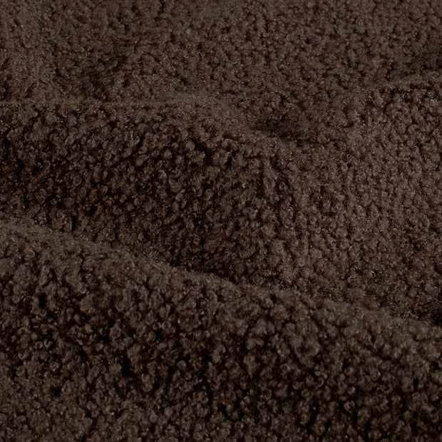 Teddy fabric Unicolour Brown