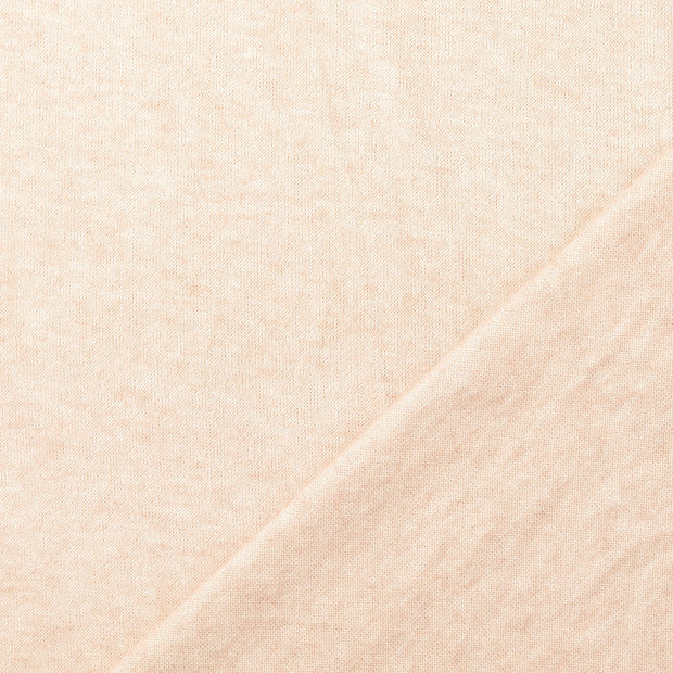 Heavy Knit fabric Beige brushed 