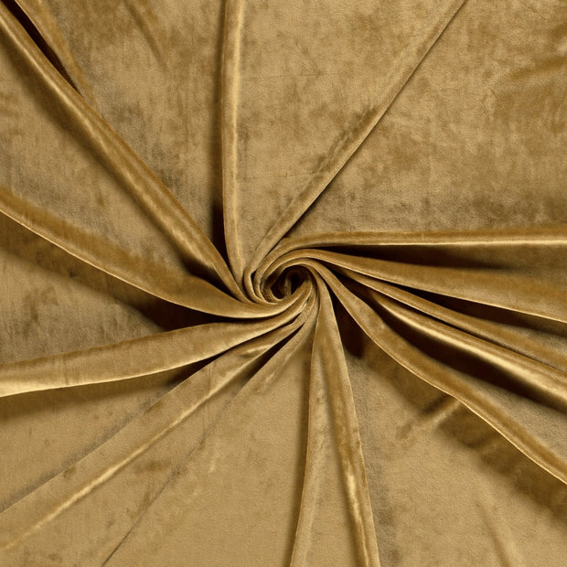 Velours tissu Ocre 