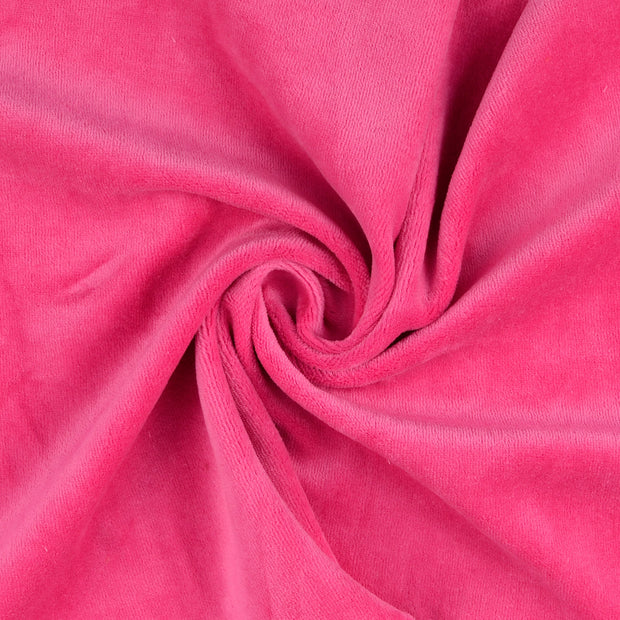 Nicky velours tissu Rose 