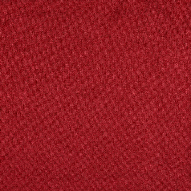 Heavy Knit fabrik Melange Bordeauxrot