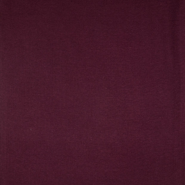 Heavy Knit fabrik Bordeauxrot