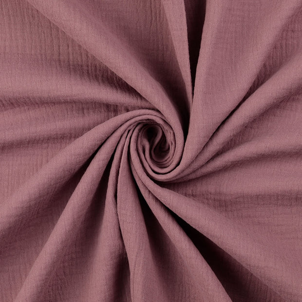 Musselin fabrik Mauve matt 