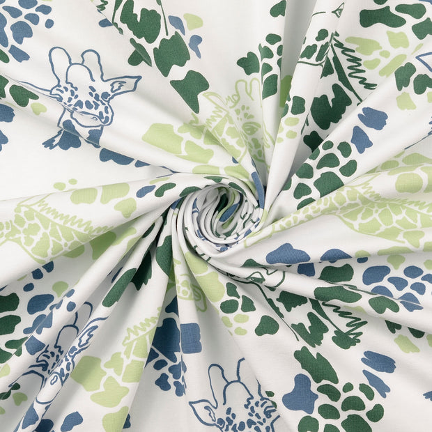 Jersey tissu vert 
