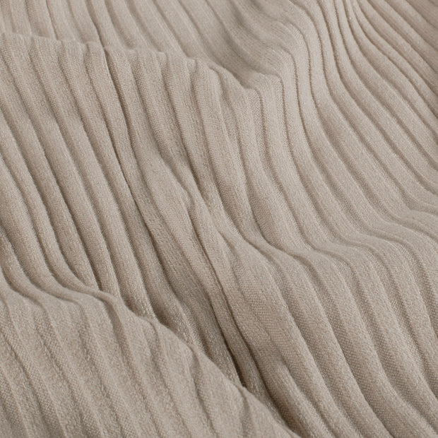 Rib Jersey fabrik Uni Beige