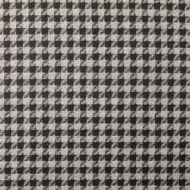 Chiffon en laine tissu Carreaux Gris