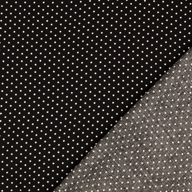 Viscose Poplin fabrik Punkte bedruckt 
