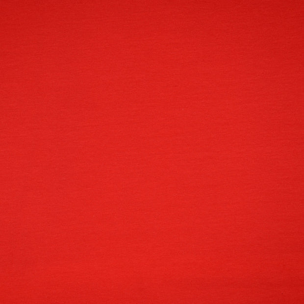 French Terry fabrik Uni rot
