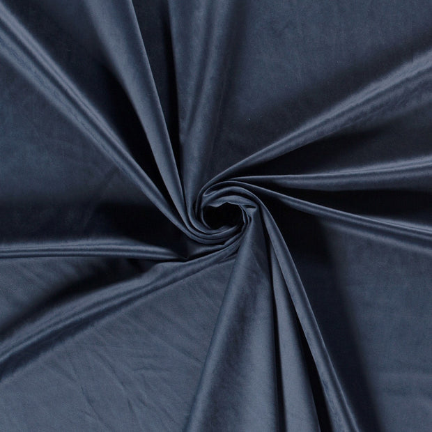 Velvet fabric Indigo 