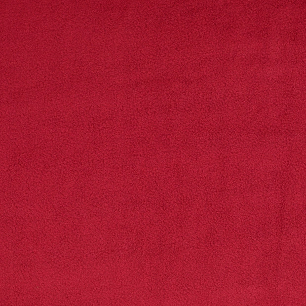 Polar Fleece fabrik Bordeauxrot weich 