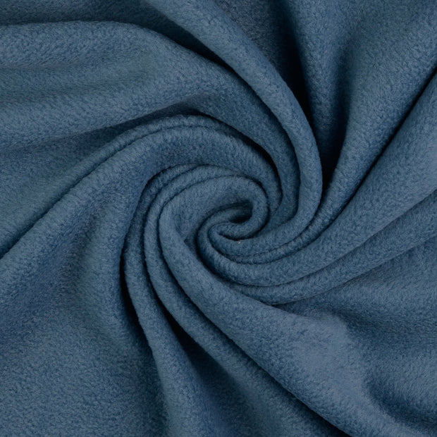 Polar Fleece fabrik Indigoblau gebürstet 