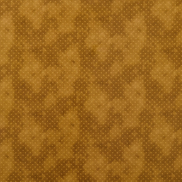 Popeline de coton tissu motifs géométriques marron