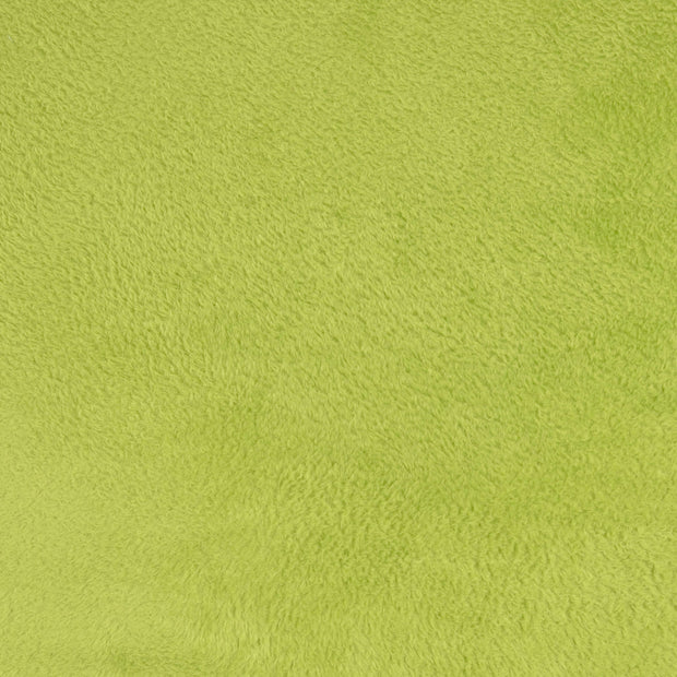 Polaire Doudou tissu Unicolore Pomme verte
