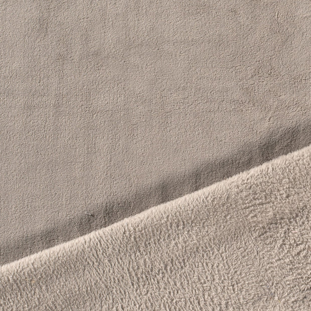 Polaire Doudou tissu Beige 